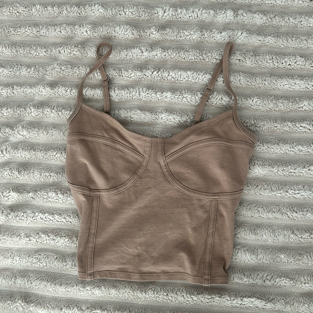 Hollister Brown Crop Top